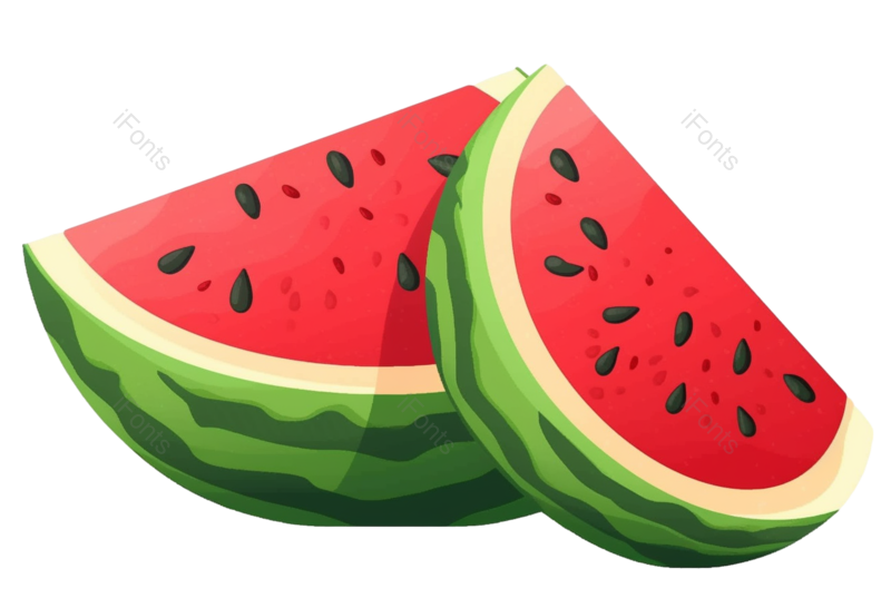 西瓜图片,元素元素,卡通PNG,清新免抠素材